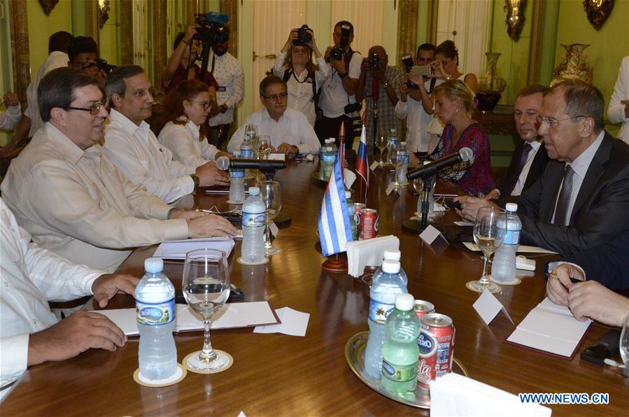 CUBA-HAVANA-RUSSIA-FM-MEETING