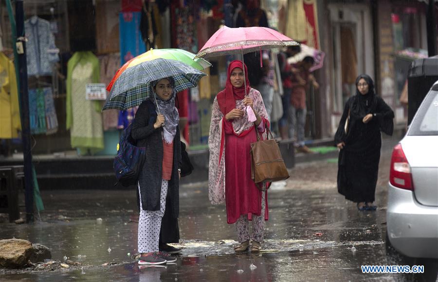 KASHMIR-SRINAGAR-RAINS