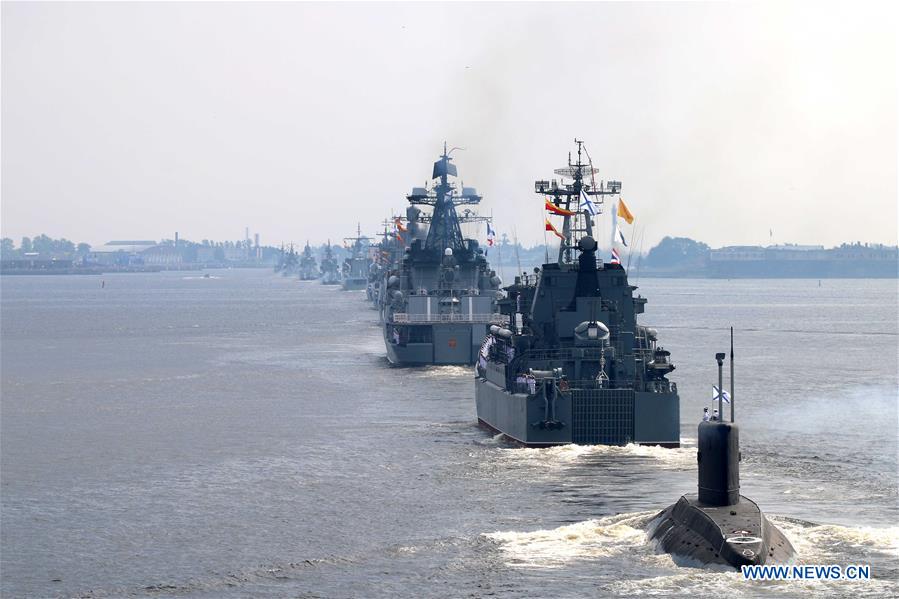 RUSSIA-ST. PETERSBURG-NAVY DAY