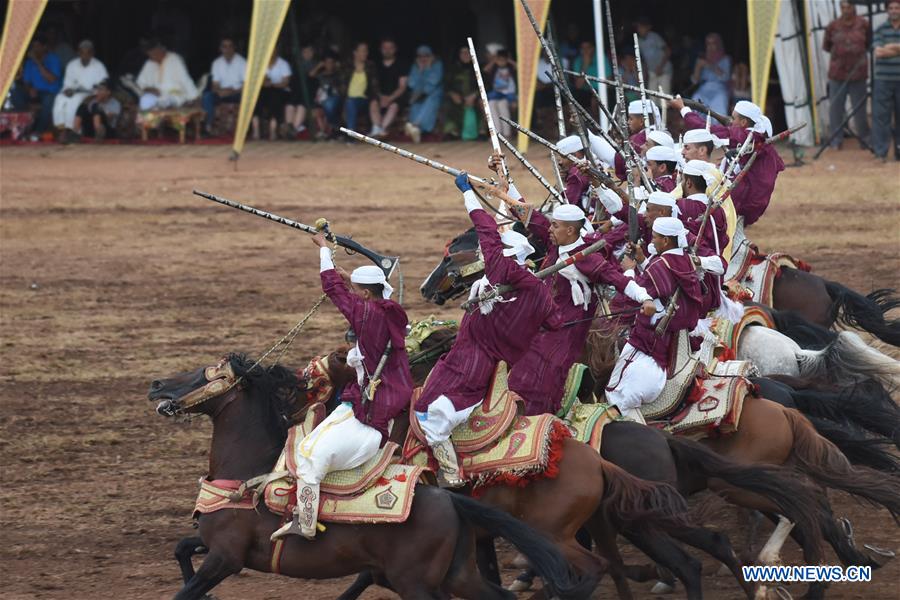 MOROCCO-RABAT-HORSE SHOW-FANTASIA