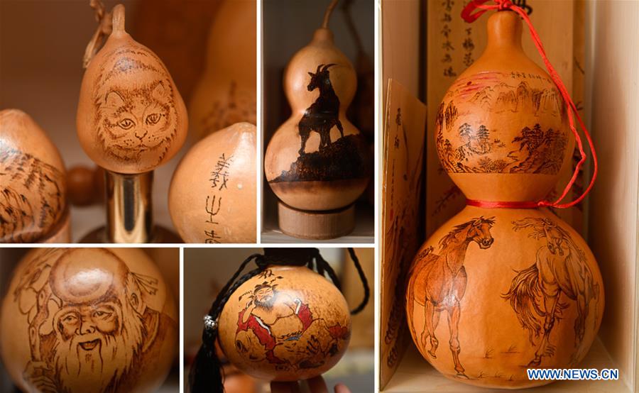 CHINA-JILIN-CHANGCHUN-GOURD-PYROGRAPHY (CN)