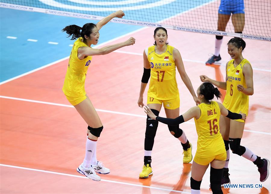 (SP)CHINA-NINGBO-FIVB-TOKYO VOLLEYBALL QUALIFICATION-CHINA-TURKEY(CN)