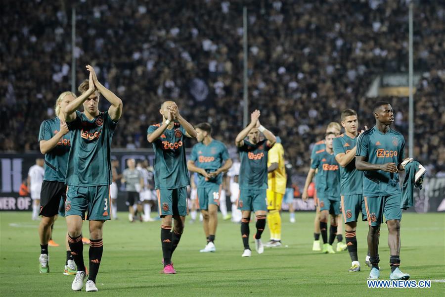 (SP)GREECE-THESSALONIKI-SOCCER-UEFA CHAMPIONS LEAGUE-PAOK VS AJAX