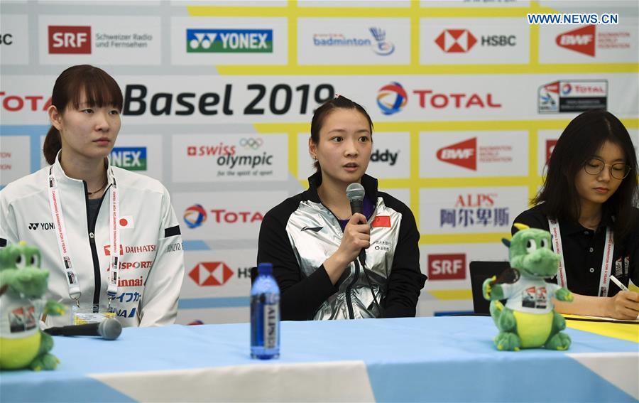 (SP)SWITZERLAND-BASEL-BWF-WORLD CHAMPIONSHIPS-PRESS CONFERENCE