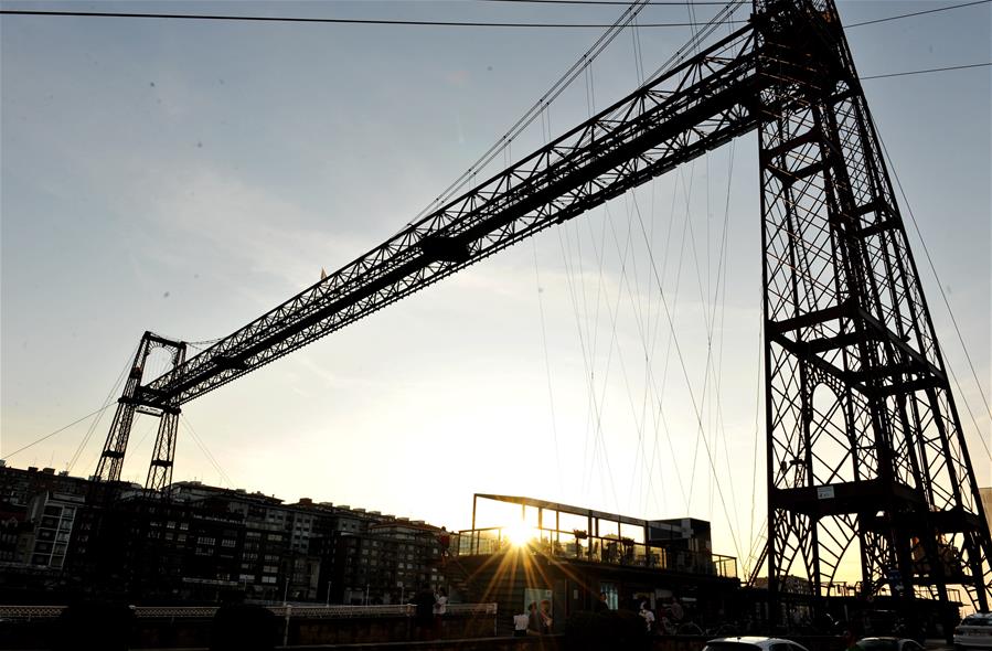 SPAIN-BASQUE-BISCAY-BRIDGE