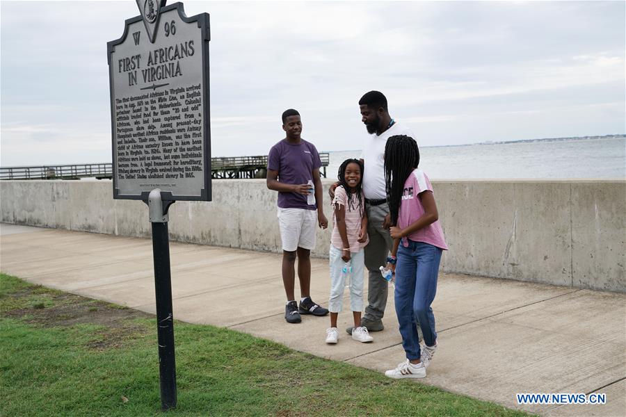 U.S.-VIRGINIA-HAMPTON-FIRST AFRICAN LANDING-ANNIVERSARY