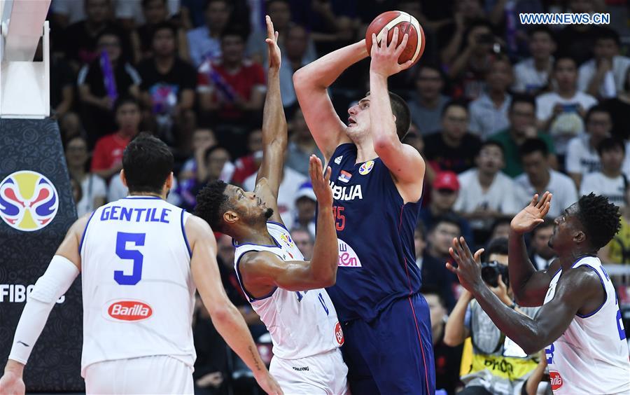 (SP)CHINA-FOSHAN-BASKETBALL-FIBA WORLD CUP-GROUP D-ITALY VS SERBIA (CN)