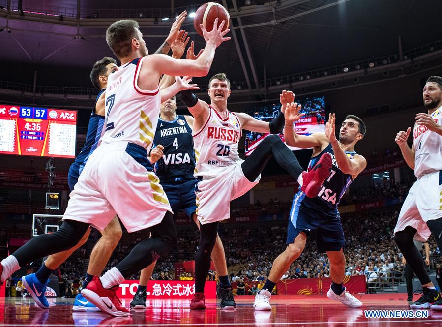 (SP)CHINA-WUHAN-BASKETBALL-FIBA WORLD CUP-GROUP B- RUSSIA VS ARGENTINA (CN)