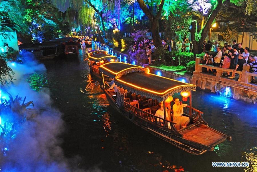 CHINA-ZHEJIANG-RIVER-NIGHT VIEW (CN)