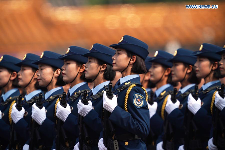  (PRC70Years) XINHUA PHOTOS OF THE DAY