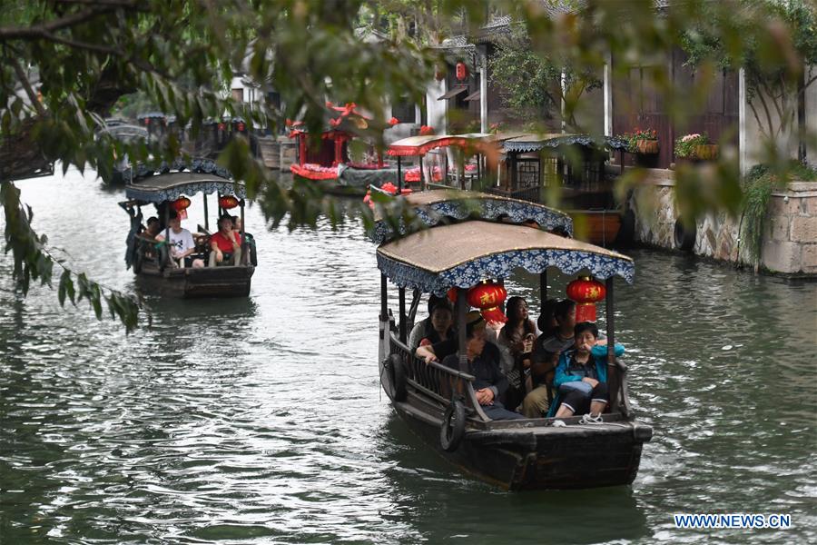 CHINA-ZHEJIANG-HUZHOU-ANCIENT TOWN (CN)