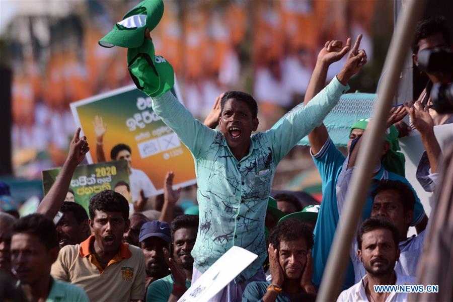 SRI LANKA-COLOMBO-PRESIDENTIAL ELECTION-RALLY