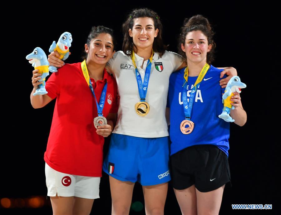 (SP)QATAR-DOHA-WORLD BEACH GAMES-WOMEN'S BEACH WRESTLING