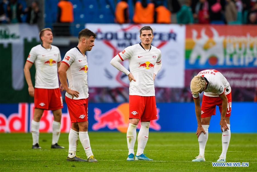 (SP)GERMANY-LEIPZIG-SOCCER-BUNDESLIGA-LAIPZIG VS WOLFSBURG