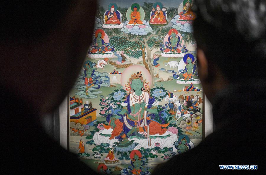 CHINA-TIBET-LHASA-THANGKA-EXHIBITION (CN)