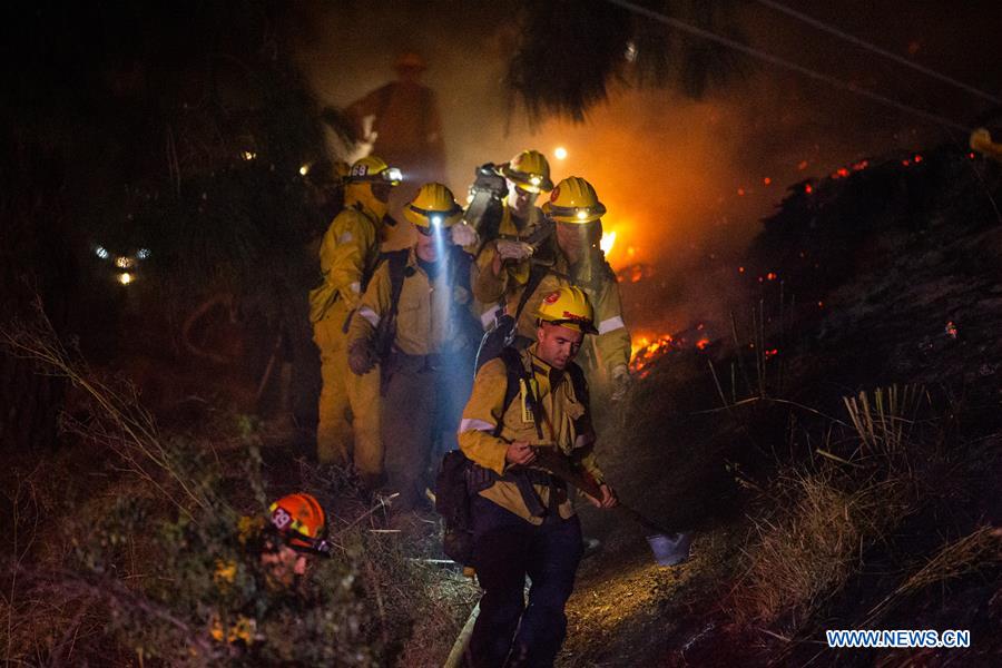 U.S.-LOS ANGELES-FIRE