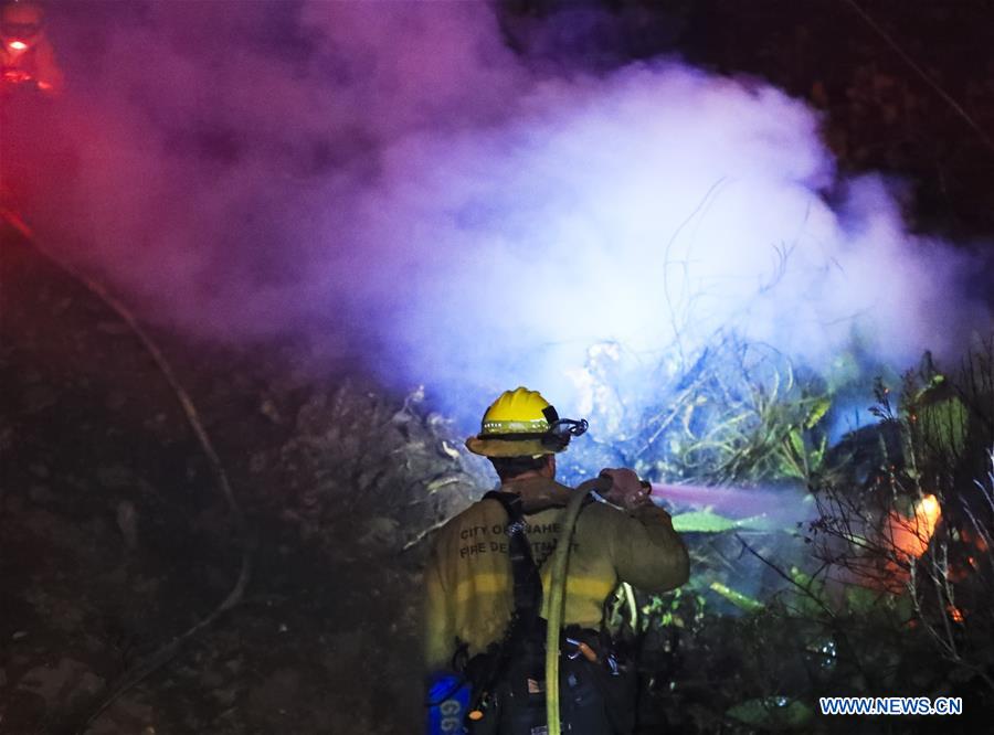 U.S.-CALIFORNIA-FULLERTON-WILDFIRES