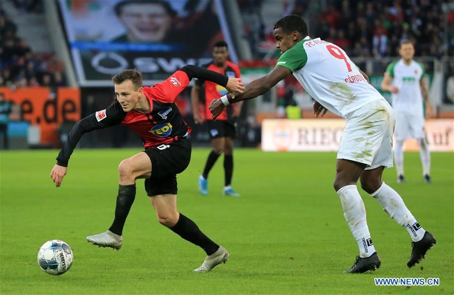 (SP)GERMANY-AUGSBURG-SOCCER-BUNDESLIGA-AUGSBURG VS HERTHA