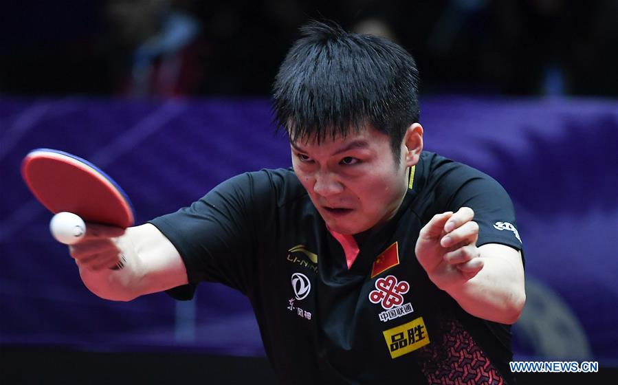 (SP)CHINA-CHENGDU-TABLE TENNIS-ITTF MEN'S WORLD CUP-ROUND OF 16 (CN)