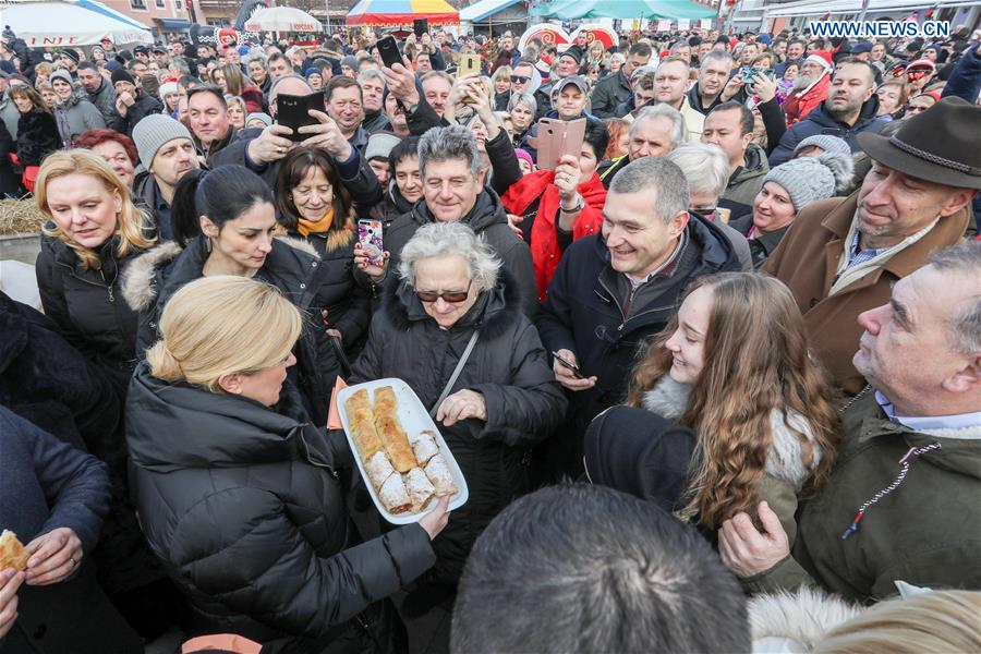 CROATIA-MARIJA BISTRICA-NEW YEAR'S EVE-KOLINDA GRABAR-KITAROVIC