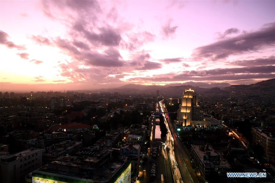 SYRIA-DAMASCUS-LAST SUNSET-2019