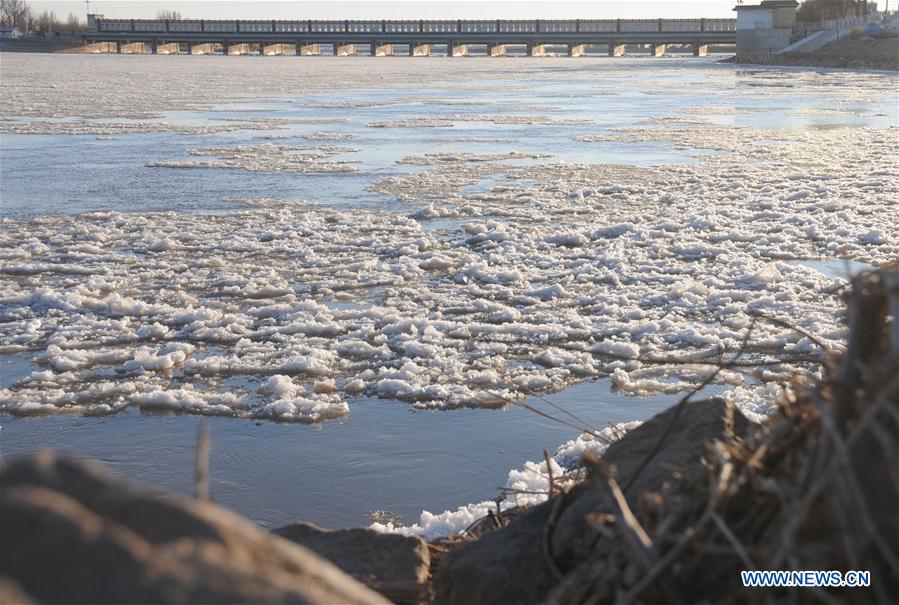 CHINA-INNER MONGOLIA-YELLOW RIVER-FREEZE(CN)