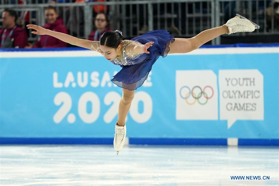 (SP)SWITZERLAND-LAUSANNE-WINTER YOG-FIGURE SKATING-WOMEN'S SINGLES SKATING