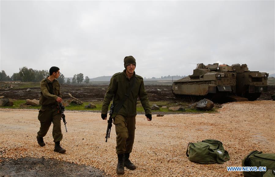 MIDEAST-GOLAN HEIGHTS-ISRAELI TROOPS