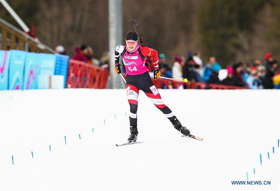 (SP)FRANCE-LES ROUSSES-WINTER YOG-BIATHLON-WOMEN'S 6KM SPRINT