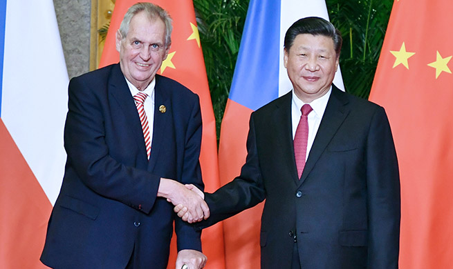 Xi meets Czech president