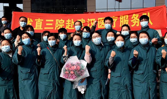 Medical workers leave for Wuhan to aid novel coronavirus fight