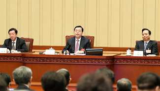 Zhang Dejiang presides over 4th meeting of presidium in Beijing