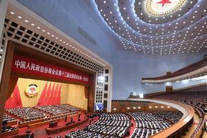 全國政協(xié)十三屆一次會(huì)議舉行第二次全體會(huì)議