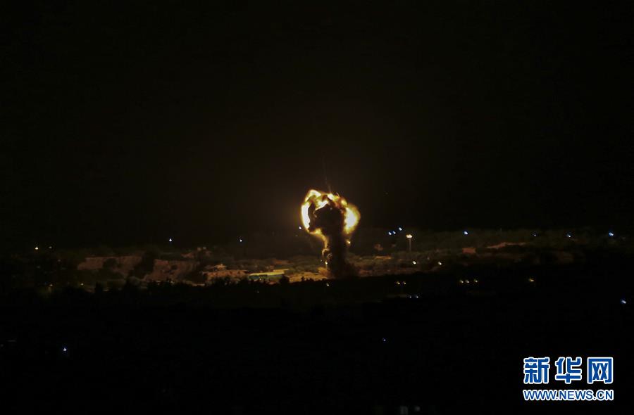 （國際）以軍戰(zhàn)機轟炸加沙地帶哈馬斯軍事目標